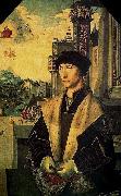 Jan Mostaert Portret van ridder Abel van Coulster oil painting